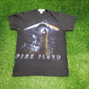Pink-Floyd Light-Prism Shirt Large 21x28 Big-Ben Tower